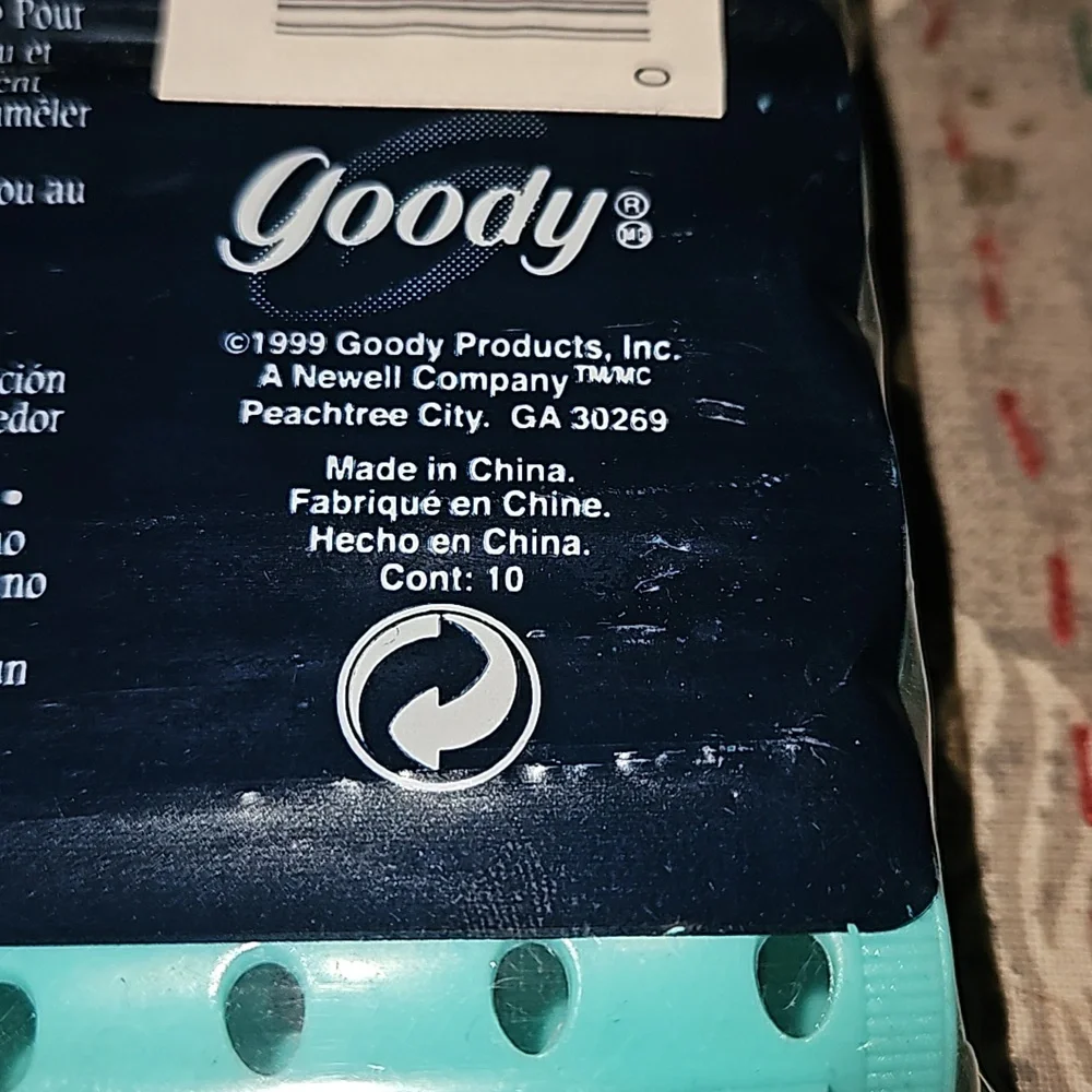 NOS | 1999 Vintage Goody Brand Large 10 Piece Magnetic Rollers - Picture 4 of 4